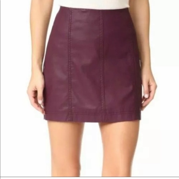 Free People Dresses & Skirts - Free people modern femme vegan mini skirt